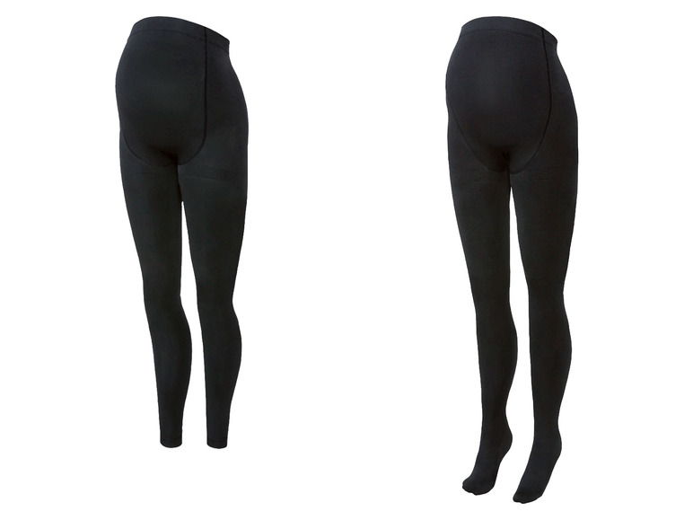 Gehe zu Vollbildansicht: esmara Damen Thermo-Umstandsstrumpfhose / -leggings mit Vliesinnenseite - Bild 1