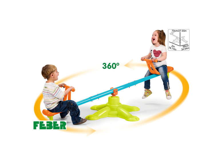 Gehe zu Vollbildansicht: FEBER Wippe »Twister Seesaw«, 360° drehbar - Bild 5