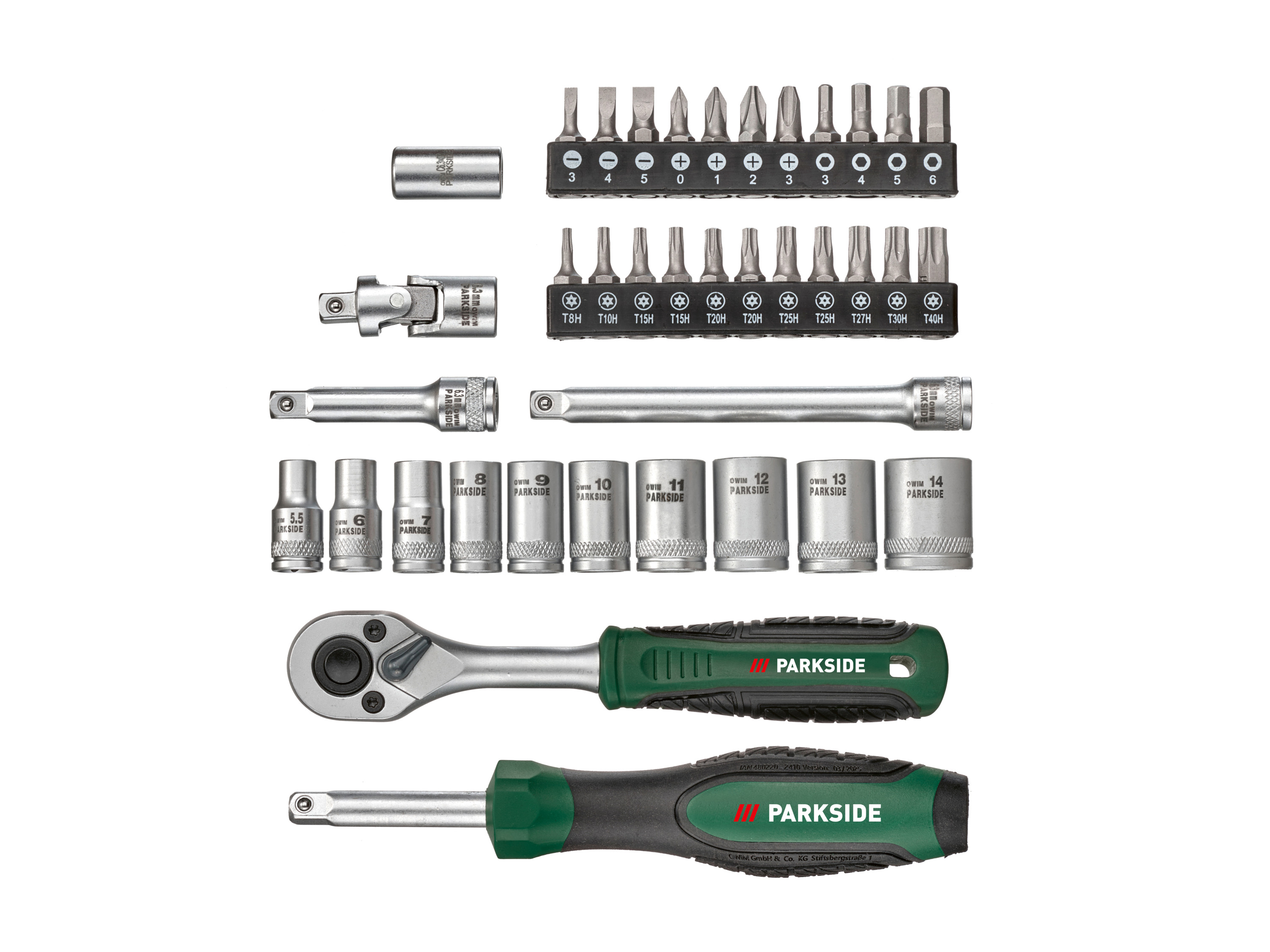 Thumbnail - PARKSIDE® Steckschlüssel-Satz, 39-teilig