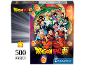 500-Teile-Puzzle mit Dragon Ball Super-Motiv und farbenfroher Anime-Illustration.