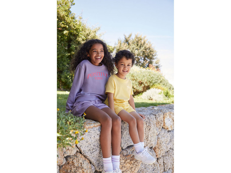 Gehe zu Vollbildansicht: lupilu® Kleinkinder/Kinder Mädchen Sweatshorts, mit Baumwolle - Bild 10