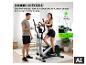 Christopeit Sport Crosstrainer Ergometer Eco 2000 mit verstellbaren Fußschalen und tiefem Einstieg. [KI-generiertes Bild]