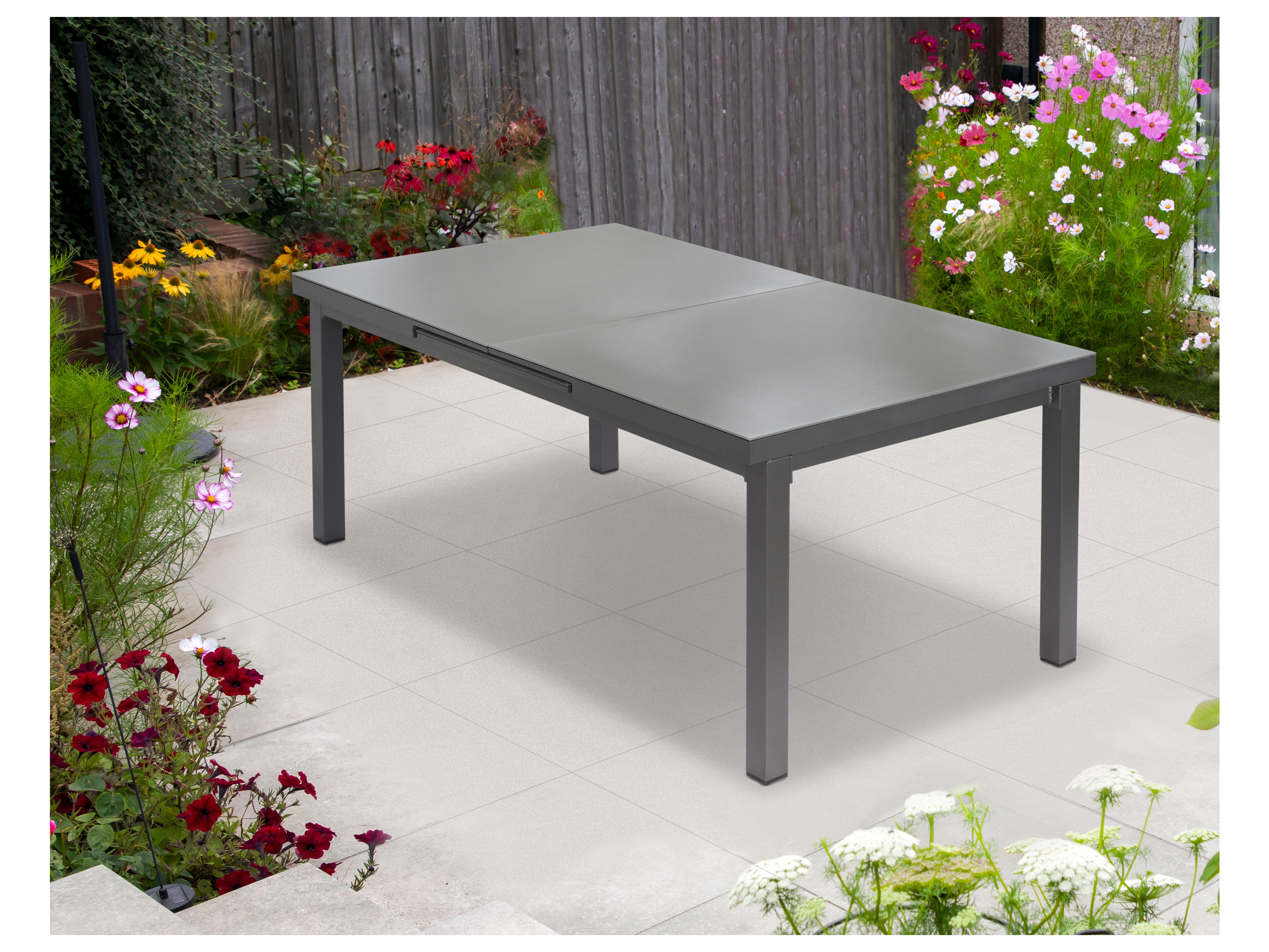 BELLAVISTA - HOME & GARDEN® Tisch »Boston«, mit automatischer Auszieh-Funktion – Bild 3 von 4