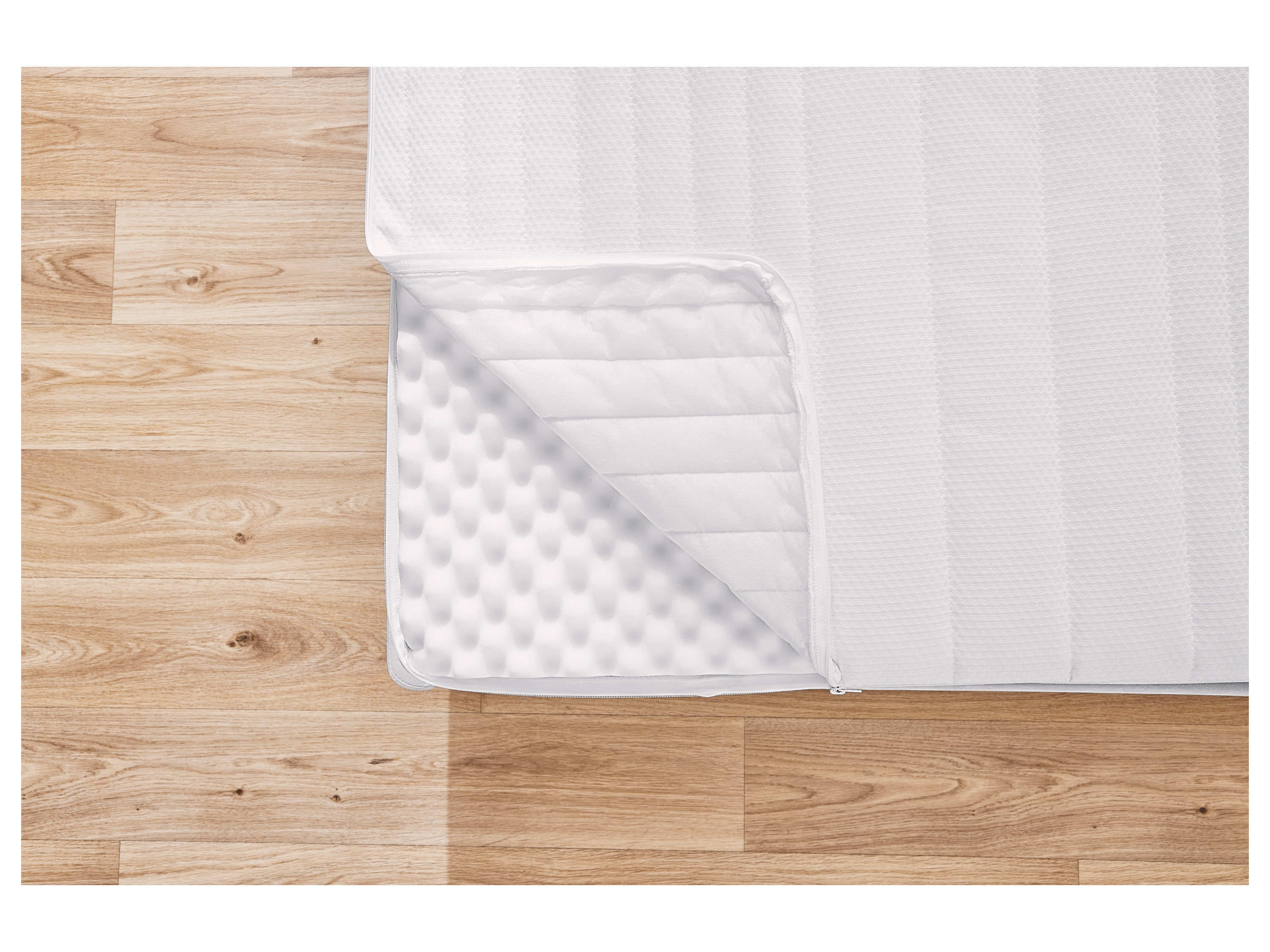 Thumbnail - LIVARNO home Matratzentopper, aus hochwertigem Jersey-Doppeltuch, 200 x 200 cm