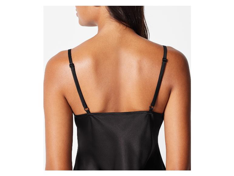 Damen Nachthemd, aus weich fließender Satin-Qualität