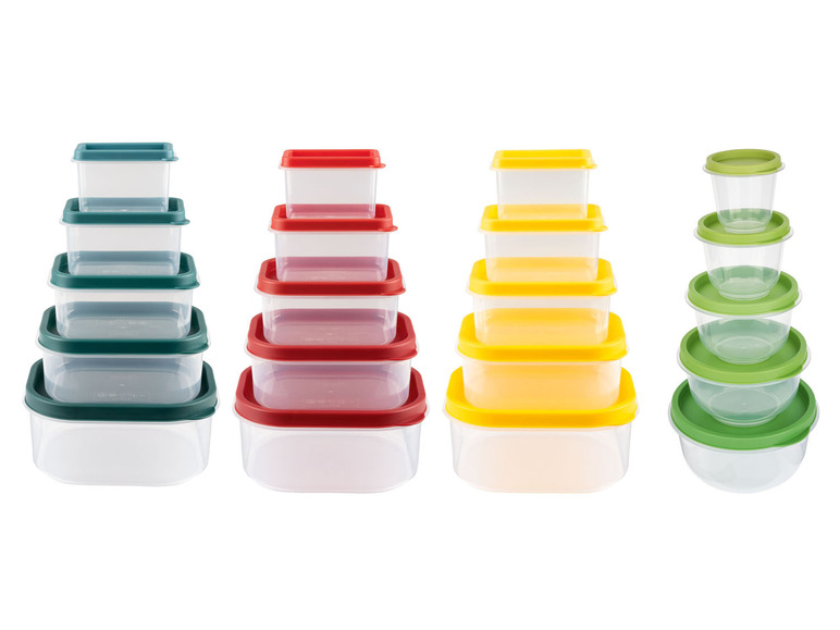 Gehe zu Vollbildansicht: ERNESTO® Frischhaltedosen-Set, BPA-frei, 5-teilig - Bild 1