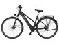 Schwarzes Fischer E-Bike mit Bosch Motor.