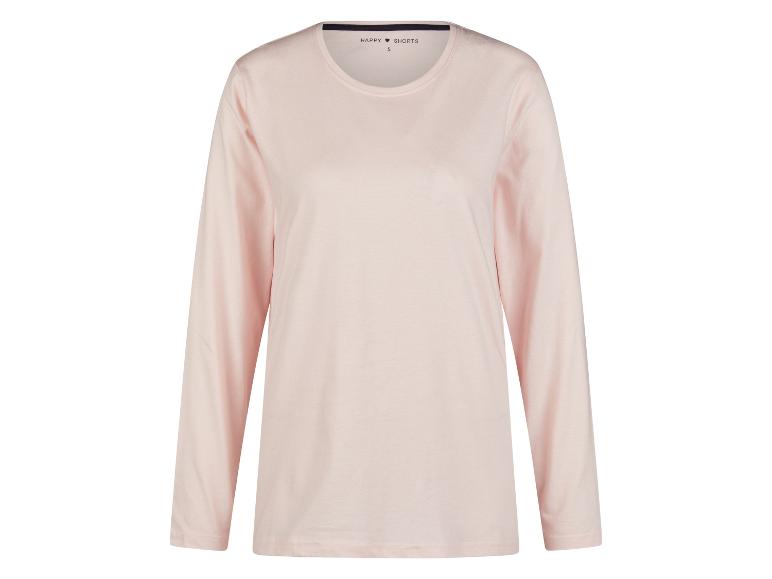 Ein rosafarbenes Langarmshirt von Happy Shorts.