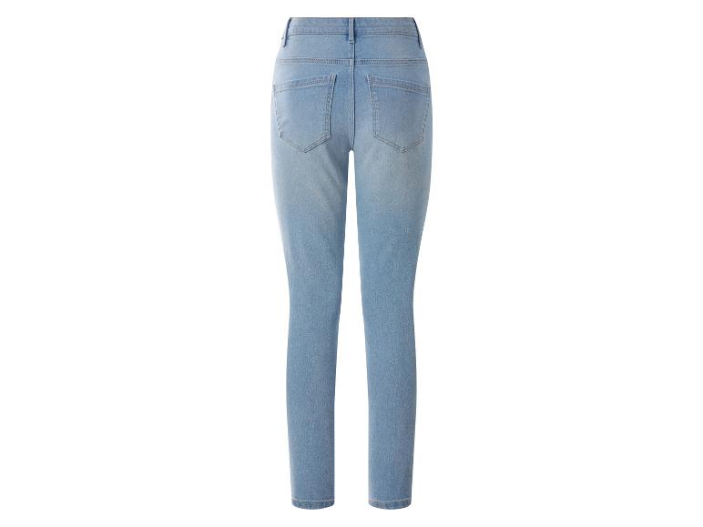 Hellblaue Damenjeans, Rückansicht