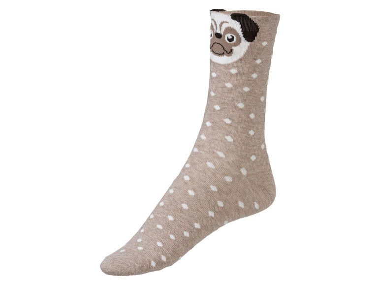 Gehe zu Vollbildansicht: esmara Damen Socken mit Bio-Baumwolle, 3 Paar - Bild 5