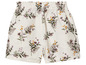 Weiße Shorts mit Blumenmuster