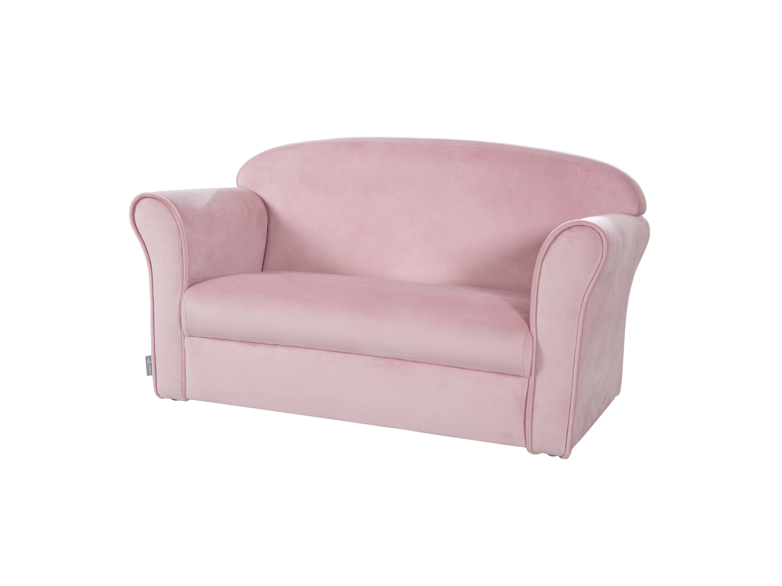 ROBA Kindersofa, 2-Sitzer (mit Armlehne, Mauve)