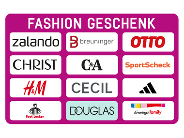 Wunschgutschein Fashion - Digital Code 25€ | LIDL
