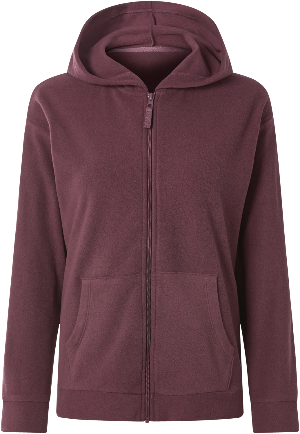 ESMARA® Damen Hausanzug Fleece (Bordeaux, XS(32/34)) – Bild 4 von 4