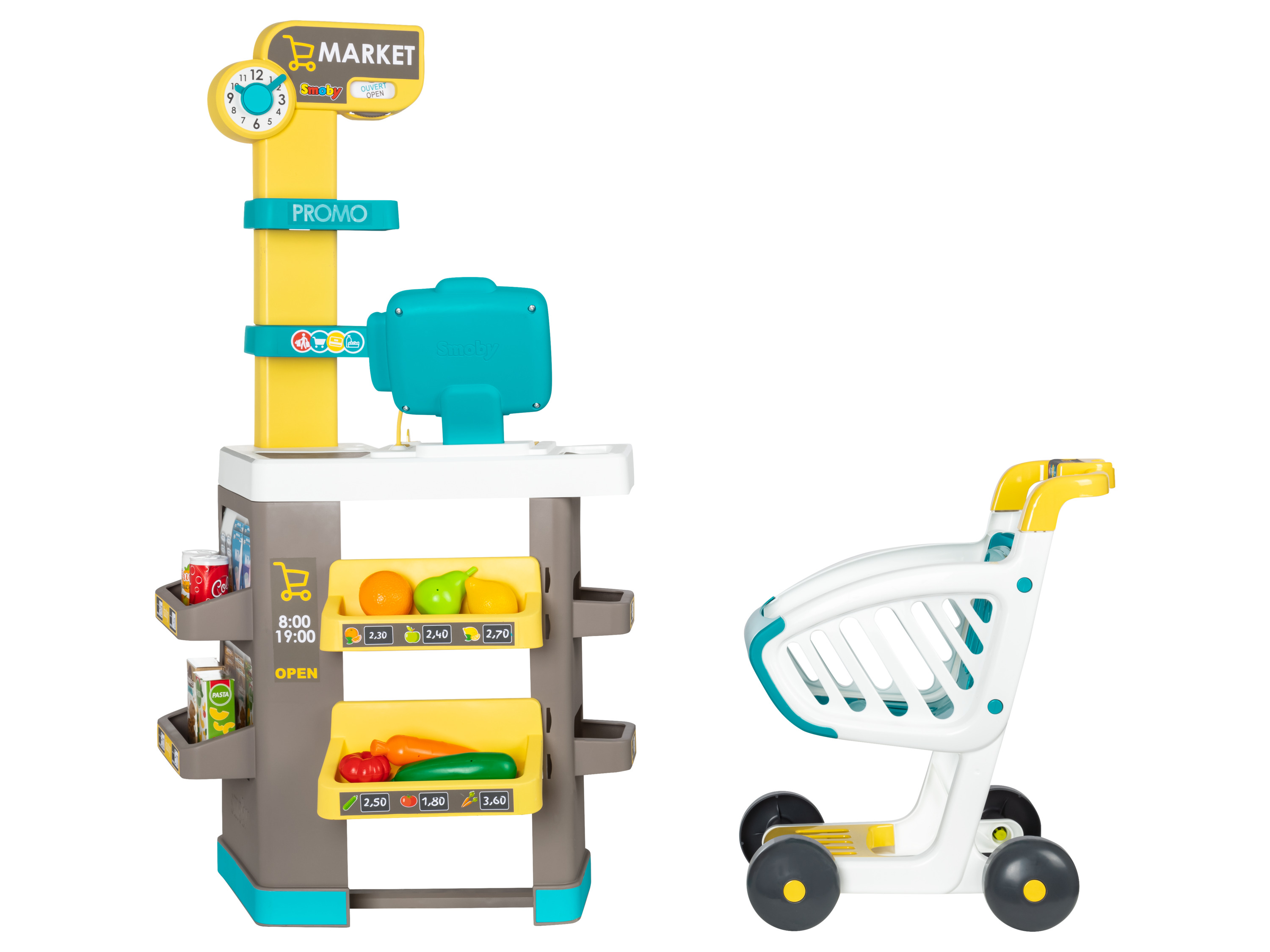 Thumbnail - SMOBY Kinder Kaufmannsladen mit Einkaufswagen