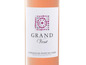 Eine Flasche Roséwein mit dem Etikett 'Grand Vent'