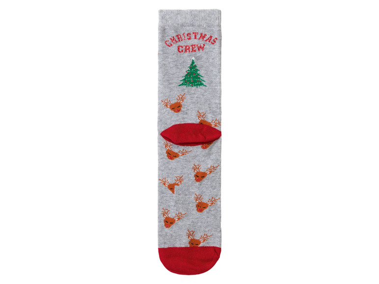Gehe zu Vollbildansicht: esmara Damen Socken Weihnachten, 3 Paar, mit Baumwolle - Bild 15