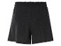 Schwarze Shorts mit elastischem Bund.