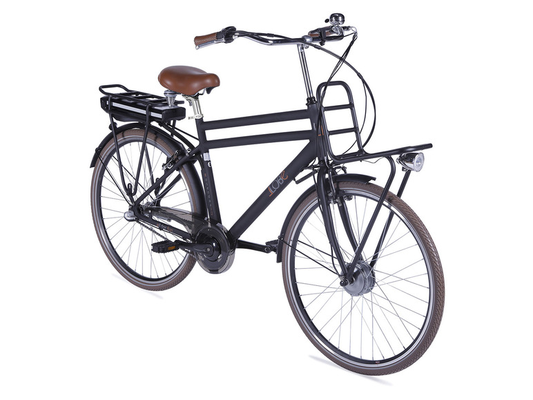 Gehe zu Vollbildansicht: Llobe City E-Bike 28" Rosendaal 3 Gent, schwarz - Bild 2