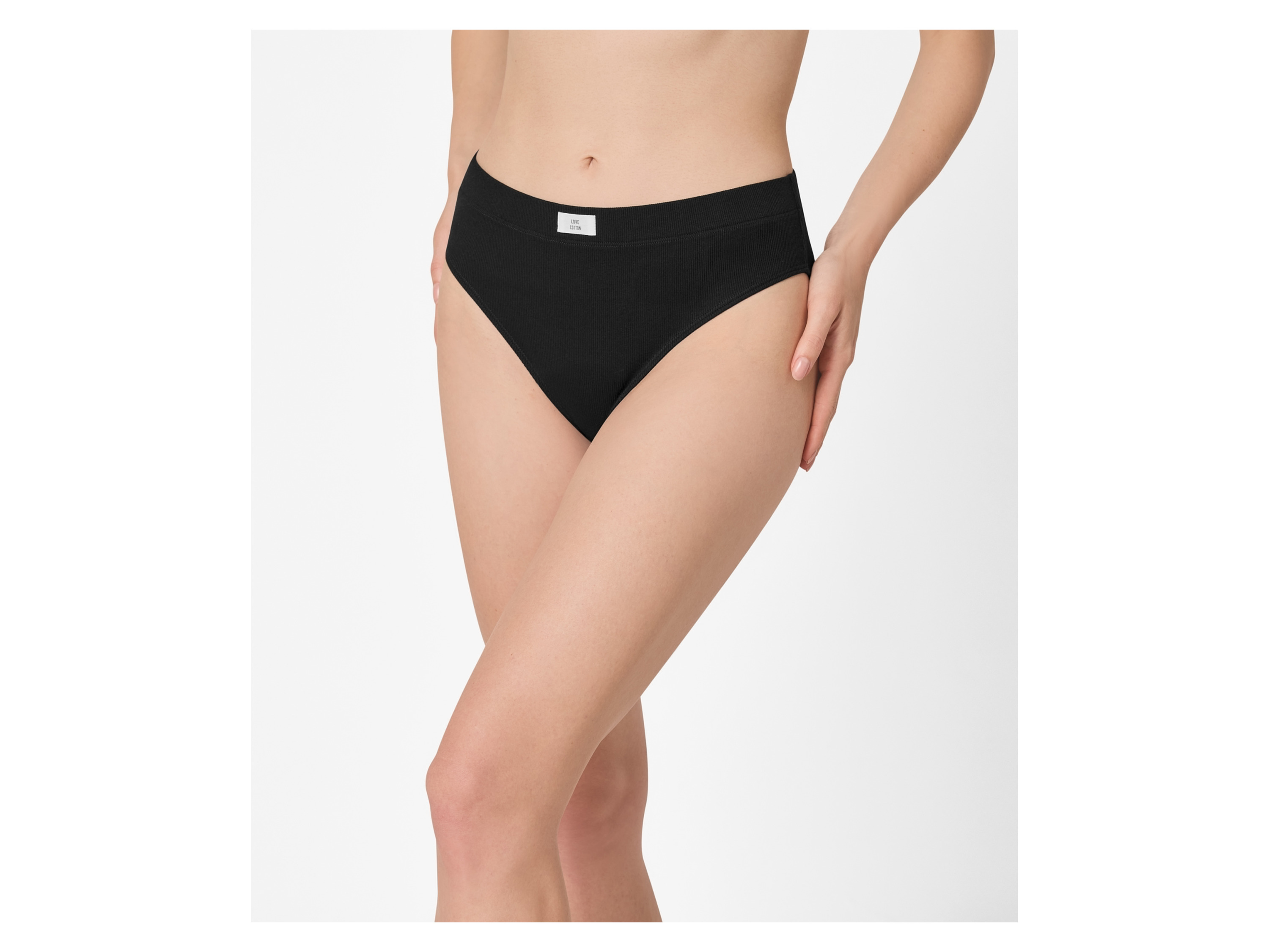 Thumbnail - esmara® Damen Slip 3 Paar (Schwarz, S(36/38))