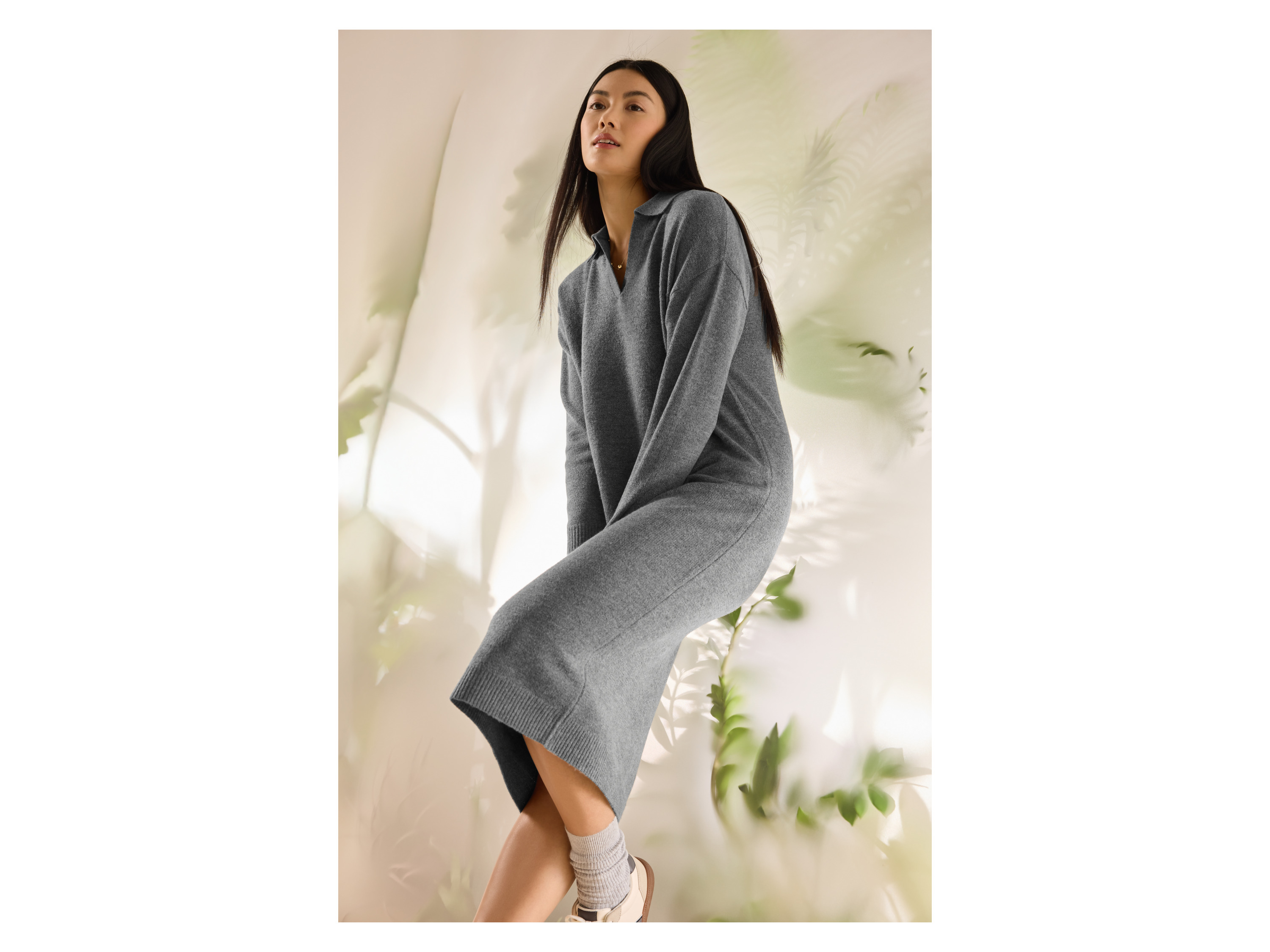 Thumbnail - esmara® Damen Kleid (Grau, XS(32/34))