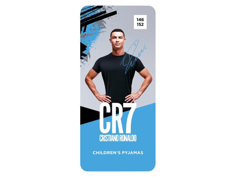 Herren-Pyjama-Set mit Sportler und CR7-Logo.