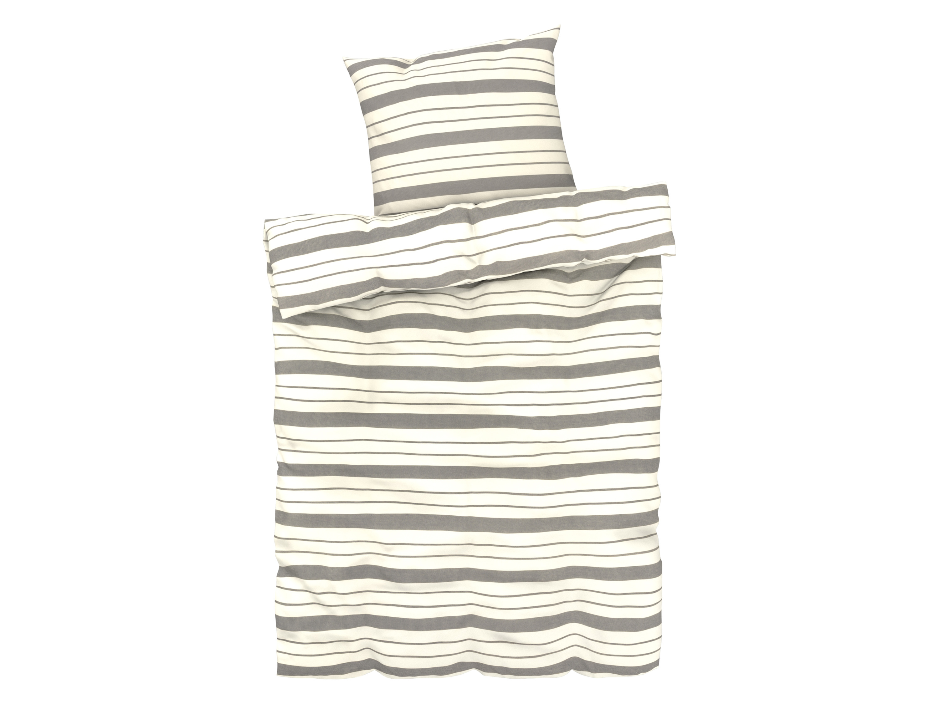 LIVARNO HOME Bettwäsche Renforcé Viskose, 155 x 220 cm (Streifen)""