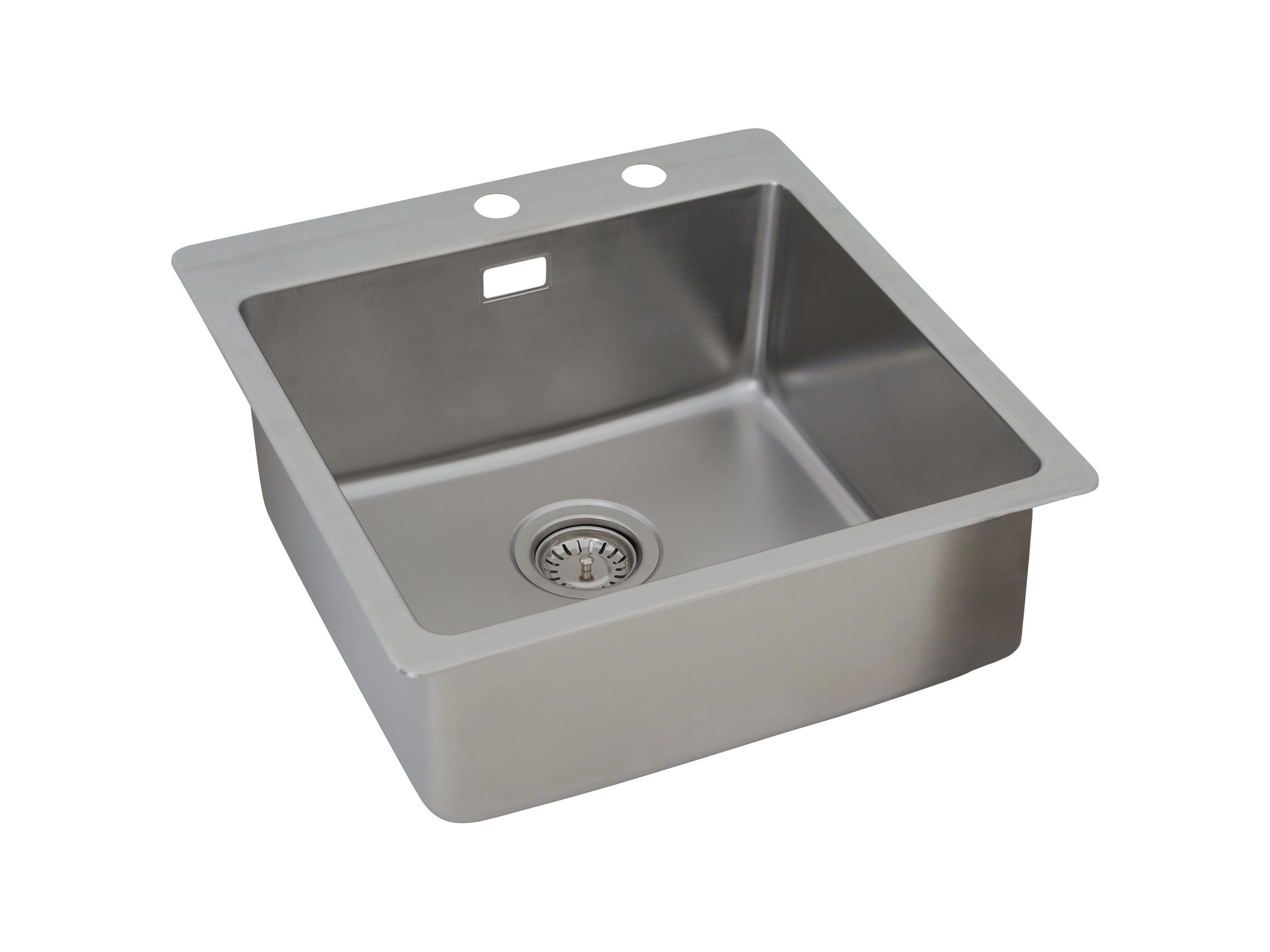 Respekta Edelstahlspüle Chicago, 50×50 cm (50×50 cm) | 04260641228157