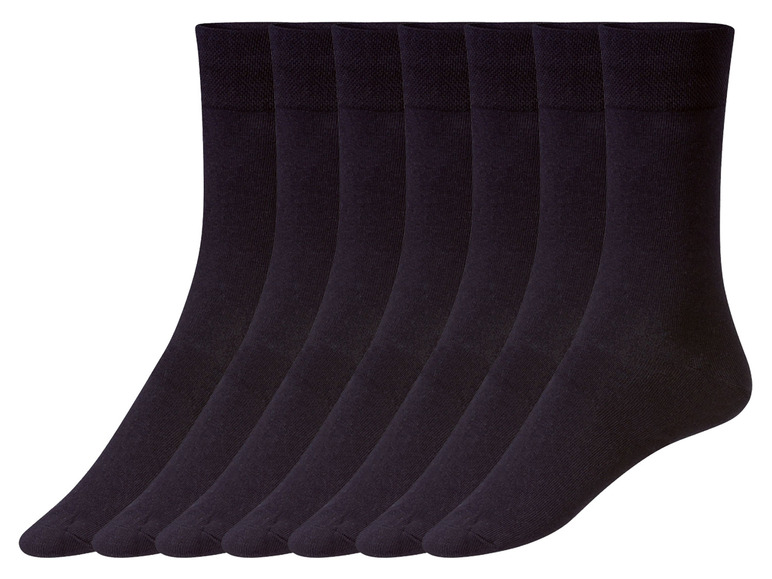 Gehe zu Vollbildansicht: LIVERGY® Herren Socken, 7 Paar, mit hohem Bio-Baumwollanteil - Bild 1