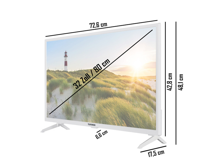 Gehe zu Vollbildansicht: TELEFUNKEN Fernseher »XH32SN550S-W« 32 Zoll (80 cm) Smart TV HD-Ready - Bild 3