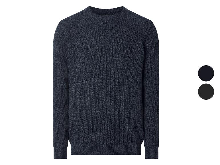 ESMARA MEN Herren Grobstrickpullover in Dunkelblau mit zwei Farboptionen.
