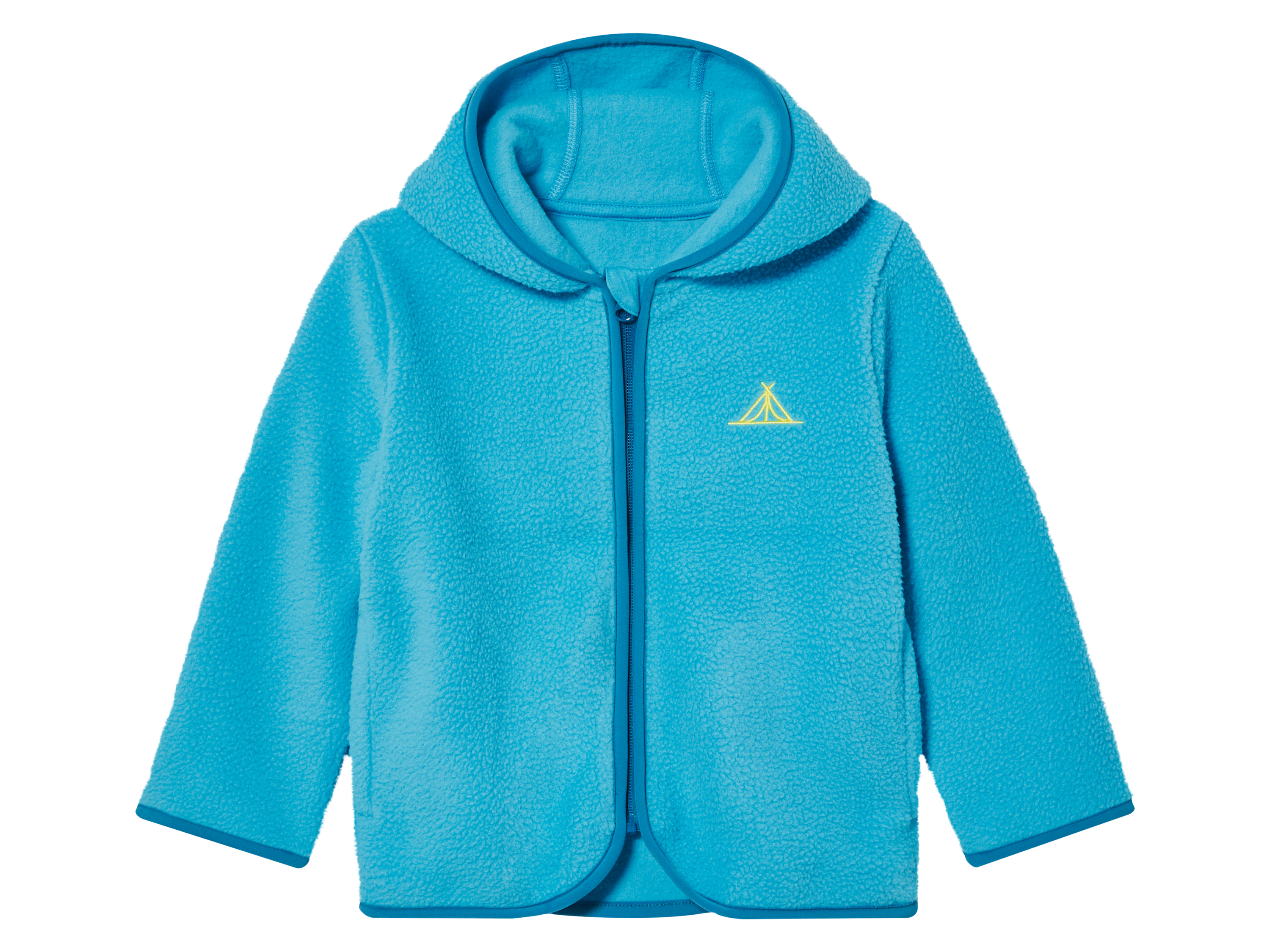 lupilu® Kleinkinder Jungen Funktionsjacke Teddyfleece (Blau, 122/128)““ | mit seitlichen Eingrifftaschen