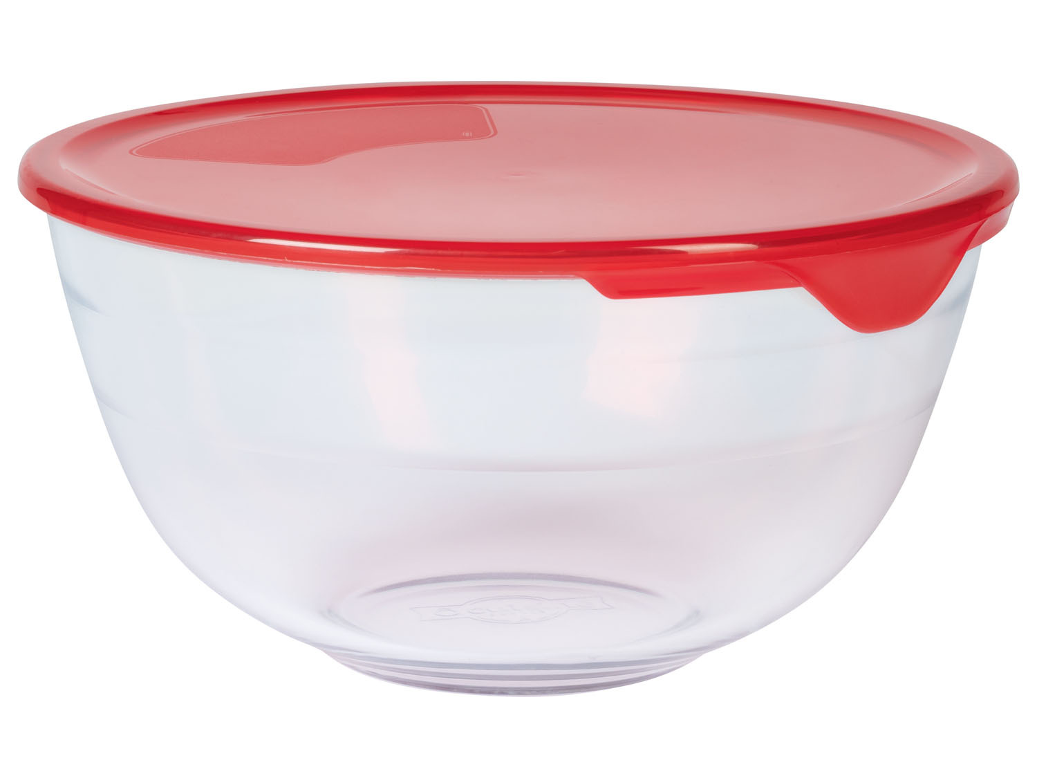 PYREX Schüsseln, mit Deckel, Borosilikatglas, 2erSet