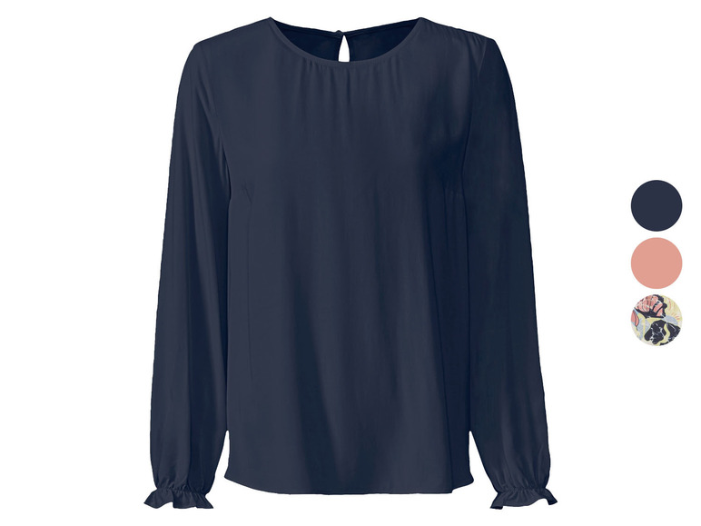 Gehe zu Vollbildansicht: esmara Damen Bluse mit Rüschen - Bild 1