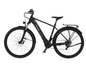Ein schwarzes Fischer E-Bike mit Bosch Motor.