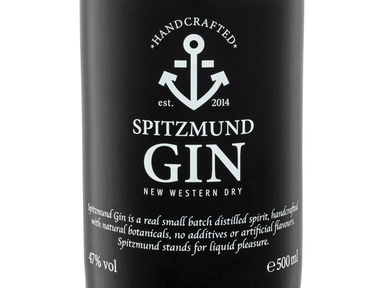 Gehe zu Vollbildansicht: Spitzmund New Western Dry Gin 47% Vol - Bild 2