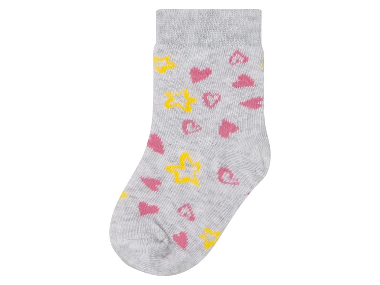 Gehe zu Vollbildansicht: lupilu® Baby Mädchen Socken, 5 Paar, mit Bio-Baumwolle - Bild 10