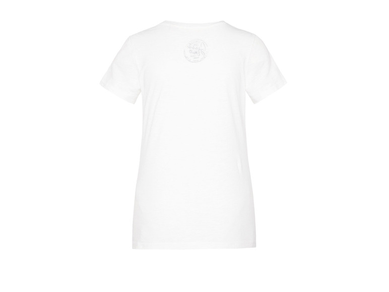 Gehe zu Vollbildansicht: Soccx Damen T-Shirt mit Glitterdruck - Bild 5