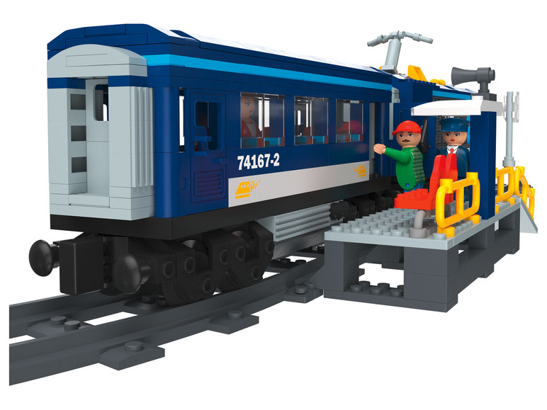 Playtive Clippys Passagierzug/ GüterzugSet, 2,4 GHz