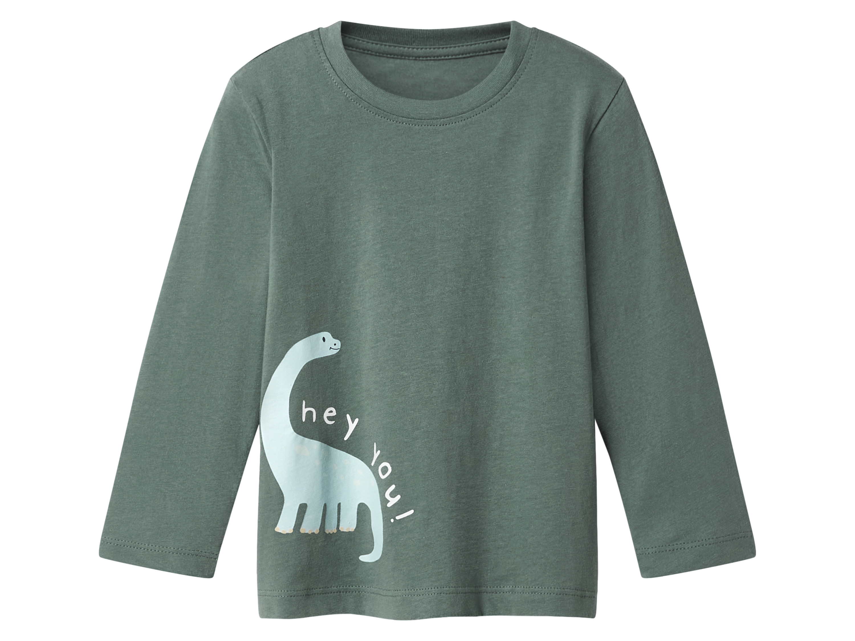 Thumbnail - lupilu® Kleinkinder Mädchen Jungen Langarmshirt (Grün, 86/92)