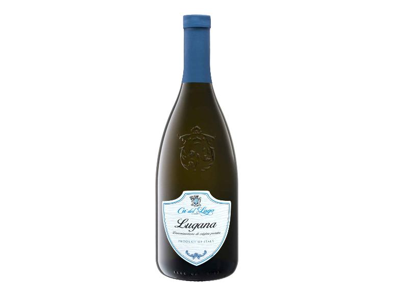 Ca' del Lago Lugana Weißwein in Flasche mit blauem Verschluss