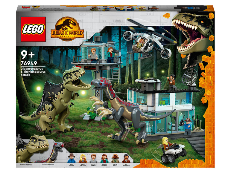 Gehe zu Vollbildansicht: LEGO® Jurassic World™ 76949 »Giganotosaurus und Therizinosaurus Angriff« - Bild 1