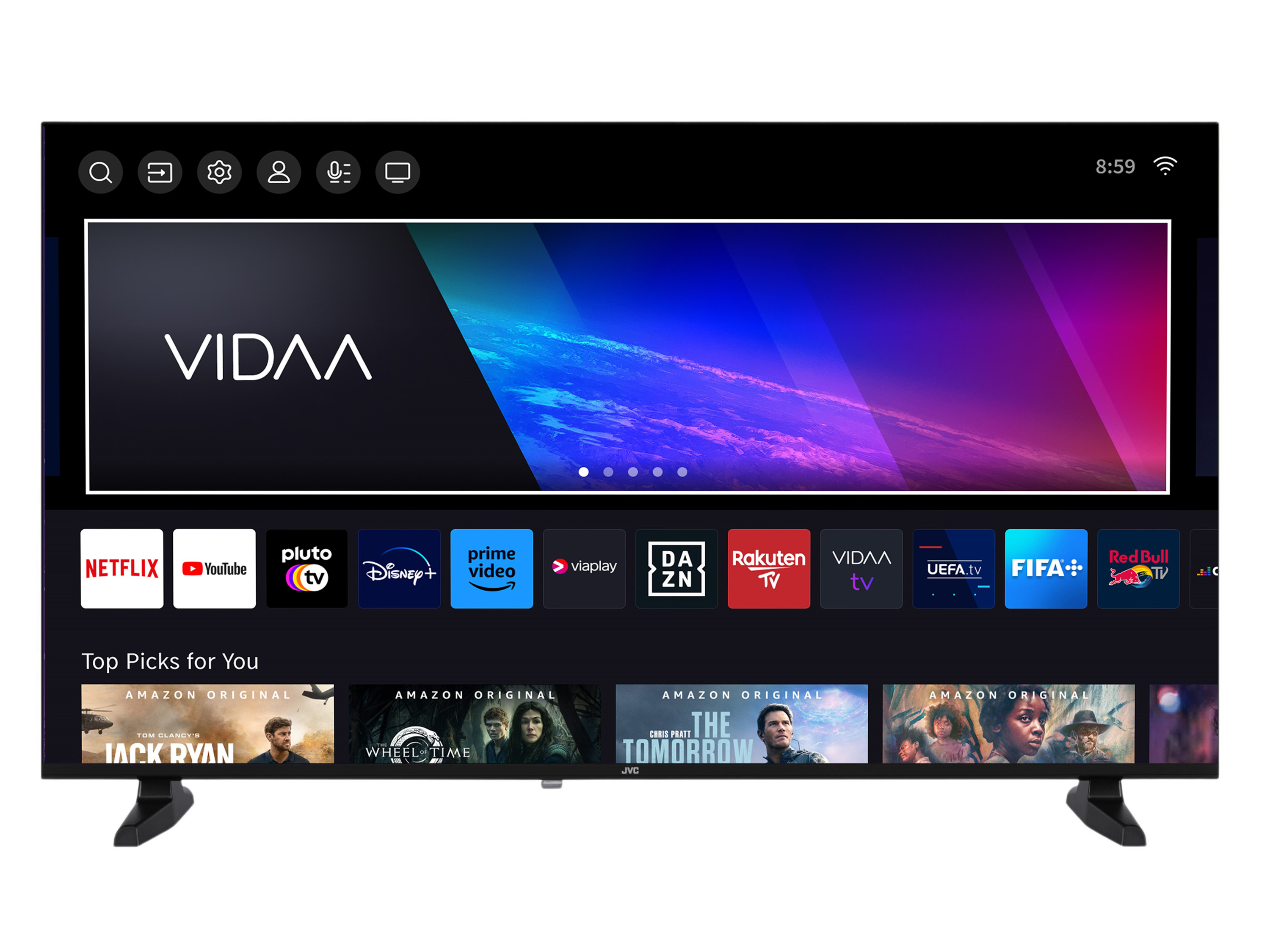 JVC 40 Zoll Fernseher »LT-40VDF2555« Smart TV VIDAA, Full HD, HDR, Triple-Tuner 2