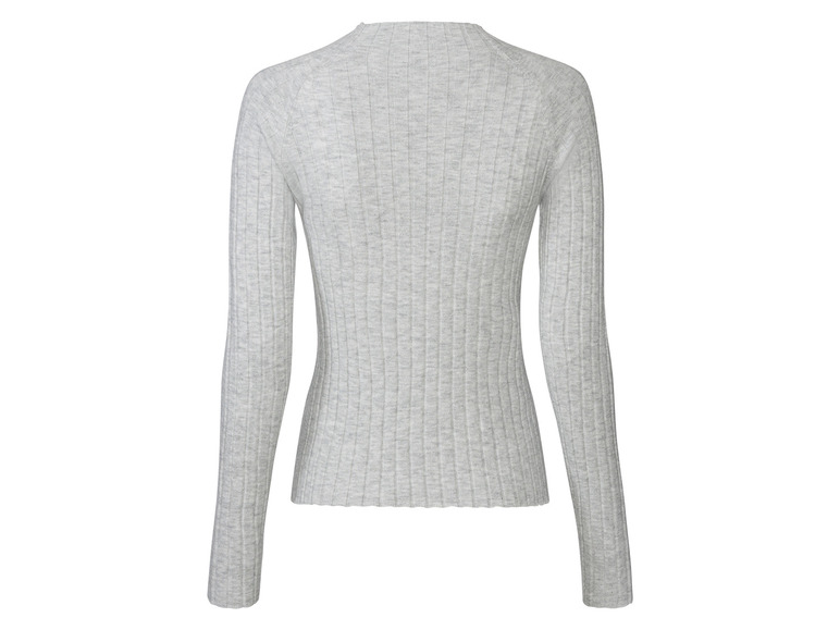 Gehe zu Vollbildansicht: esmara® Damen Pullover in Rippstrick-Qualität - Bild 4