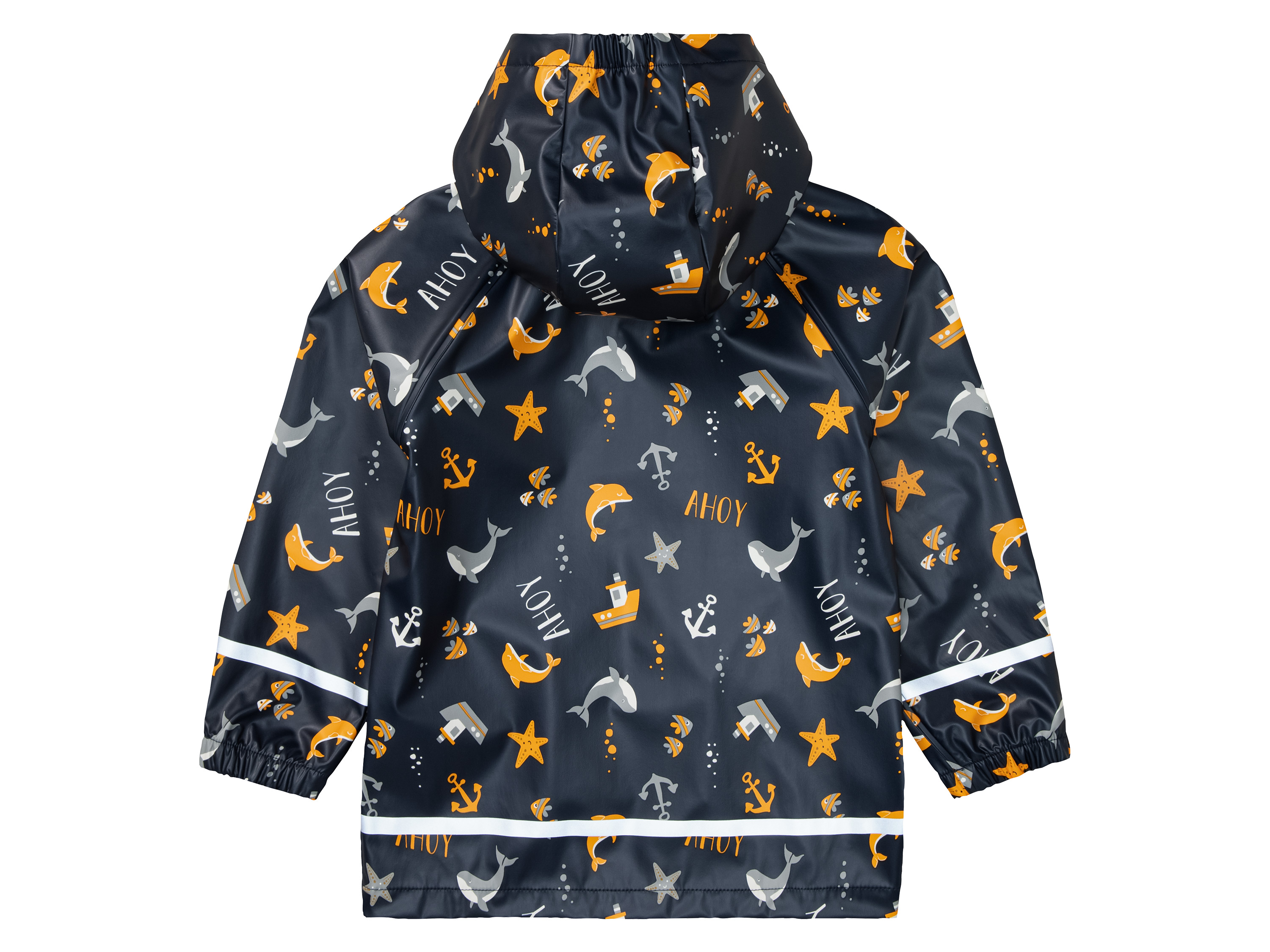 Thumbnail - lupilu® Baby Kleinkinder Matsch- und Buddeljacke, wind- und wasserdicht (navy gemustert, 86/92)""