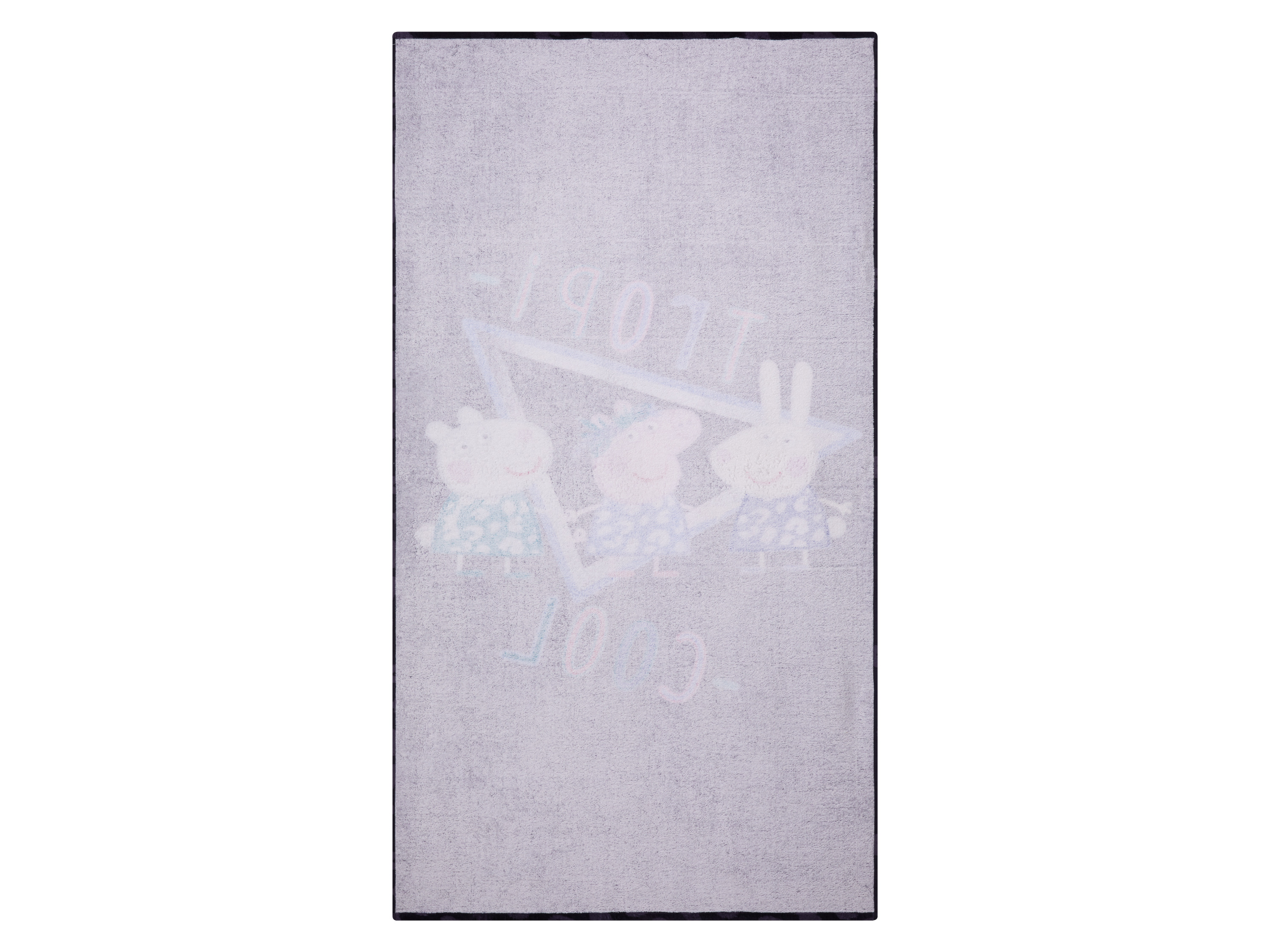 Thumbnail - Kinder Poncho 60x120cm / Strandtuch (Handtuch, Schwarz)