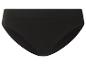 Schwarzer Damen-Slip mit geripptem Bund