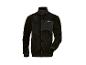 Schwarze Fleecejacke mit Reißverschluss und Brusttasche