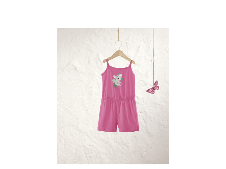 Gehe zu Vollbildansicht: lupilu® Kleinkinder Mädchen Jumpsuit aus reiner Baumwolle - Bild 3