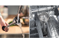 Stabmixer, der leicht unter fließendem Wasser oder in der Spülmaschine zu reinigen ist.